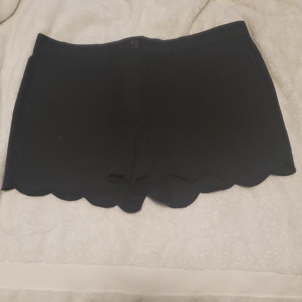 Scalloped shorts